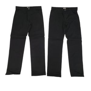 NWT Cat & Jack Boys School Uniform Pants Size 16 - Two Pack Ebony